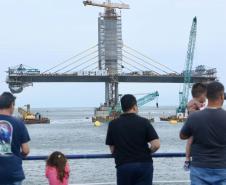 Ponte de Guaratuba chega a 80% de execução e obras seguem em ritmo acelerado