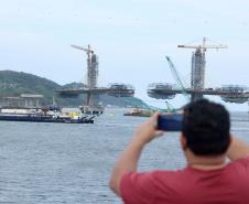 Ponte de Guaratuba chega a 80% de execução e obras seguem em ritmo acelerado