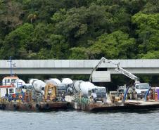 Ponte de Guaratuba chega a 80% de execução e obras seguem em ritmo acelerado