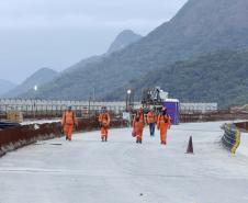 Ponte de Guaratuba chega a 80% de execução e obras seguem em ritmo acelerado