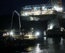 Ponte de Guaratuba chega a 80% de execução e obras seguem em ritmo acelerado