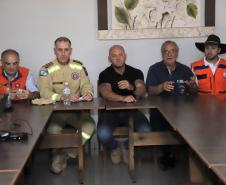 Em Rio Bonito do Iguaçu, Ratinho Junior anuncia força-tarefa para reconstrução das casas