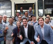 Cidades da Região Metropolitana de Curitiba ganham 115 novos ônibus para transporte coletivo