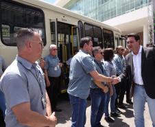 Cidades da Região Metropolitana de Curitiba ganham 115 novos ônibus para transporte coletivo