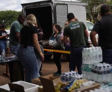 Em Rio Bonito do Iguaçu, Ratinho Junior anuncia força-tarefa para reconstrução das casas