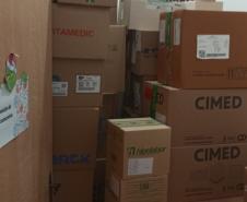 Estado coordena entrega de mais de uma tonelada de medicamentos e insumos a Rio Bonito do Iguaçu