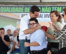 Governador inaugura o Condomínio do Idoso de Guarapuava, o 8° do Estado
