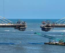 Reta final: veja como vai funcionar o encontro da parte estaiada da Ponte de Guaratuba