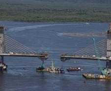 Reta final: veja como vai funcionar o encontro da parte estaiada da Ponte de Guaratuba