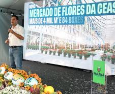 Ratinho Junior assina ordem de serviço do novo Mercado de Flores da Ceasa Curitiba