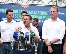 Ratinho Junior assina ordem de serviço do novo Mercado de Flores da Ceasa Curitiba