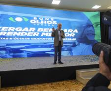 Estado lança 2ª fase do Programa Bons Olhos Paraná para atender mais 540 mil alunos