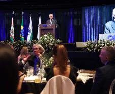 Piana participa da posse do novo presidente da Associação Comercial do Paraná