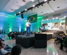 O governador Carlos Massa Ratinho Junior e o secretário de Educação, Roni Miranda, anunciam nesta quinta-feira (5) no Seminário de Diretores da rede estadual novos investimentos do programa Escola Mais Bonita, em Foz do Iguaçu.