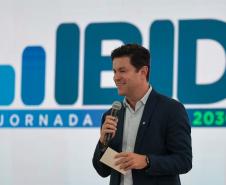 O vice-governador Darci Piana participa nesta segunda-feira (9) do lançamento da Jornada Paraná IBID 2030. Foto: Geraldo Bubniak/AEN