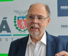 O vice-governador Darci Piana participa nesta segunda-feira (9) do lançamento da Jornada Paraná IBID 2030. Foto: Geraldo Bubniak/AEN