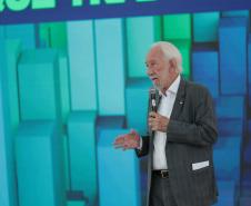 O vice-governador Darci Piana participa nesta segunda-feira (9) do lançamento da Jornada Paraná IBID 2030. Foto: Geraldo Bubniak/AEN