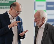 O vice-governador Darci Piana participa nesta segunda-feira (9) do lançamento da Jornada Paraná IBID 2030. Foto: Geraldo Bubniak/AEN