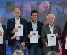 O vice-governador Darci Piana participa nesta segunda-feira (9) do lançamento da Jornada Paraná IBID 2030. Foto: Geraldo Bubniak/AEN