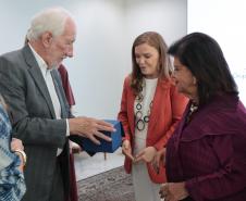 O governador Carlos Massa Ratinho Junior recebe nesta segunda-feira (23) representantes do Grupo Mulheres do Brasil.