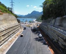 Ponte de Guaratuba inicia revestimento em concreto asfáltico dos acessos