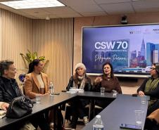 Paraná fortalece cooperação internacional e encerra participação na CSW70 com agenda de políticas públicas para mulheres