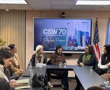 Paraná fortalece cooperação internacional e encerra participação na CSW70 com agenda de políticas públicas para mulheres