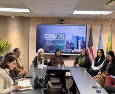 Paraná fortalece cooperação internacional e encerra participação na CSW70 com agenda de políticas públicas para mulheres