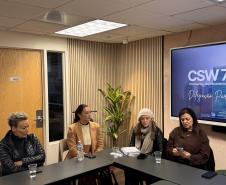 Paraná fortalece cooperação internacional e encerra participação na CSW70 com agenda de políticas públicas para mulheres