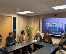 Paraná fortalece cooperação internacional e encerra participação na CSW70 com agenda de políticas públicas para mulheres