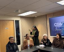 Paraná fortalece cooperação internacional e encerra participação na CSW70 com agenda de políticas públicas para mulheres