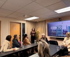 Paraná fortalece cooperação internacional e encerra participação na CSW70 com agenda de políticas públicas para mulheres