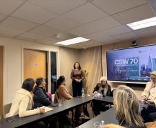 Paraná fortalece cooperação internacional e encerra participação na CSW70 com agenda de políticas públicas para mulheres