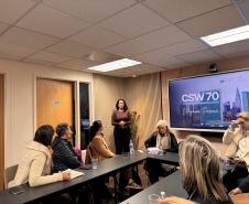 Paraná fortalece cooperação internacional e encerra participação na CSW70 com agenda de políticas públicas para mulheres