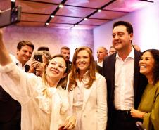 Governador Carlos Massa Ratinho Júnior participou nesta terça-feira (3) do evento Paraná Unido pelas Mulheres - As Protagonistas, no Teatro Guaíra.