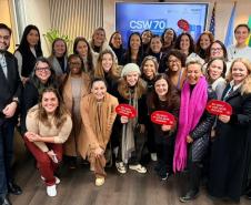 Paraná fortalece cooperação internacional e encerra participação na CSW70 com agenda de políticas públicas para mulheres