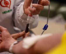 Hemepar, doação de sangue Foto Gilson Abreu