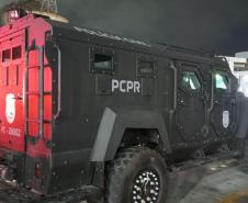 Novos blindados das forças de segurança começam a chegar ao Paraná