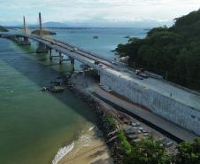 Foto: Gediel Mendes / Consórcio Supervisor Ponte de Guaratuba