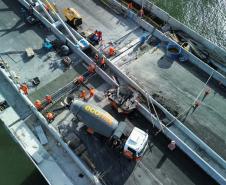 Foto: Gediel Mendes / Consórcio Supervisor Ponte de Guaratuba