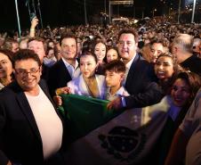 Governador Ratinho Junior inaugura a Ponte de Guaratuba, antigo sonho dos paranaenses