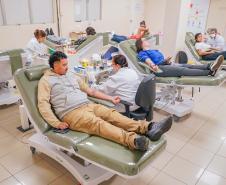Junho Vermelho: Hemepar reforça pedido de doação de sangue dos tipos O+ e O-
