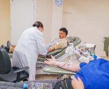 Junho Vermelho: Hemepar reforça pedido de doação de sangue dos tipos O+ e O-