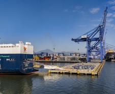 Porto de Paranaguá assume vice-liderança nacional na movimentação de veículos