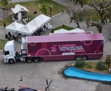 Paraná atinge marca de 35 mil atendimentos na Carreta Saúde da Mulher em 2026