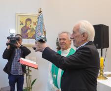 O vice governador Darci Piana participa nesta terca-feira (27), de missa com a Nossa Senhora do Rocio, Padroeira do Paraná