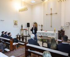 O vice governador Darci Piana participa nesta terca-feira (27), de missa com a Nossa Senhora do Rocio, Padroeira do Paraná