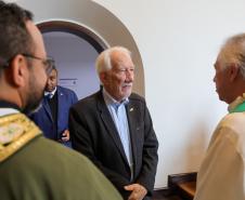 O vice governador Darci Piana participa nesta terca-feira (27), de missa com a Nossa Senhora do Rocio, Padroeira do Paraná