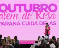 O governador Darci Piana participa nesta quarta-feira (28) do Lançamento do projeto "Paraná Cuida Delas" da Secretaria de Estado da Mulher, Igualdade Racial e Pessoa Idosa do Paraná.