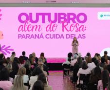 O governador Darci Piana participa nesta quarta-feira (28) do Lançamento do projeto "Paraná Cuida Delas" da Secretaria de Estado da Mulher, Igualdade Racial e Pessoa Idosa do Paraná.